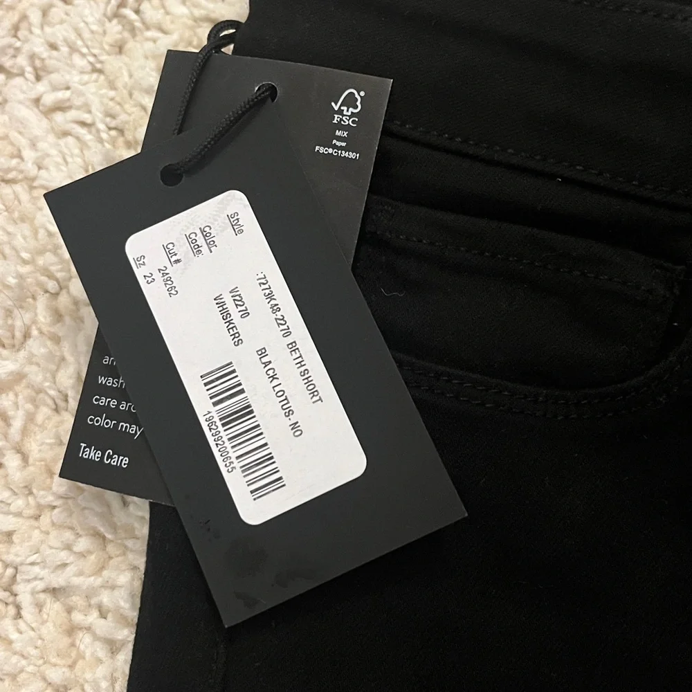 PAIGE Women's Black Stretch Jeans - Picture 3 of 8